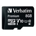 thumbnail image 1 of Verbatim - Carte Mémoire Flash (microSDHC vers Adaptateur SD Inclus) - 8 Go - Classe 10 - microSDHC, 1 of 2