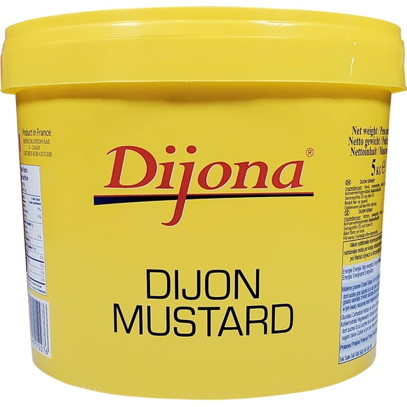 Dijona-Dijon Mustard Sauce - pack of 2 - 5kg - Tangy & Savory, Versatile Condiment, Ideal for Cooking & Marinating (2x5kg)