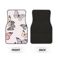 thumbnail image 2 of Lsque Beautiful Butterfly Print 4-Piece Floor Mats, Heavy-Duty Rubber Liners, Anti-Slip Design, All-Season Automotive Protection, Vehicles, Cars, Trucks, and SUVs, 2 of 7
