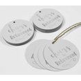 thumbnail image 4 of Inkdotpot Cheers To Retirement Bottle Tag Real Silver Foil Favor Hang Tags Pack Of 50, 4 of 6