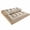Grey, variant on Feltree Extra Thick Washable Foldable Mattress, 71x79 Inches Twin XL, Plush Fiberfill Bed Mattress for Dorm, Guest Room & Camping, Soft Support with Breathable Cover