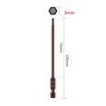 thumbnail image 1 of 100mm H1.5-H6 Alloy Steel Magnetic Hex Head Screwdriver Bits Screw Driver Tools, 1 of 5