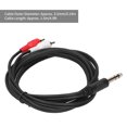 thumbnail image 1 of Cergrey 6.35mm Male To Dual For Male Audio Cable 1.5m Audio Adapter Converter Splitter Cable For Mixer, Power , DVD Player, 1 of 8