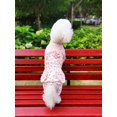 thumbnail image 3 of Combinaison Mignonne à Fleurs pour Chien avec Design à Double Couche pour l'Hiver, 3 of 5
