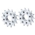 thumbnail image 1 of Sprocket Gear,2Pcs Sprocket Gear Aluminum Aluminum Chain Gear Gear Effortless Installation, 1 of 7