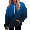 thumbnail image 1 of Besolor Oversized Sweatshirt for Women Fall Plus Size Long Sleeve Gradient Color Hoodies Baggy Clothes for Ladies, 1 of 7