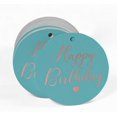 thumbnail image 2 of Inkdotpot Happy Birthday Bottle Tag Real Rose Gold Foil Favor Hang Tags 100 Pack, 2 of 6