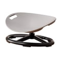 thumbnail image 3 of Lipstore Kids Swivel Chair 360 Degree Rotation Rotating Stool for Living Room Bedroom Silver, 3 of 8