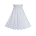 thumbnail image 5 of Robe Fille Grise en Mousseline Demoiselle d'Honneur Maxi Robe de Bal 12 Ans, 5 of 5