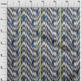 thumbnail image 2 of oneOone Polyester Lycra Fabric Stripe & Chevron Ikat Print Sewing Fabric BTY 56 Inch Wide, 2 of 4