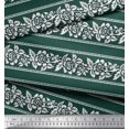 thumbnail image 3 of Soimoi Rayon Fabric Leaves & Floral Block Fabric Prints by Yard 56 Inch Wide, 3 of 4
