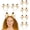 Giraffe, variant on TOPTIE 6 PCS Wolf Animals Ears Headband, Decorations for Adult & Kid, Costume Hair Hoop
