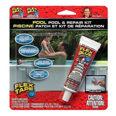 Flex Seal Trousse de Réparation et de Réparation pour Piscine