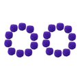 thumbnail image 3 of QualitChoice Lot de 10 Balles d'Eau Réutilisables Jeu de Plage pour Piscine Jouets de Bataille Absorbants Interactifs Rebondissants Jouet Parent-Enfant Violet 2 Ensembles, 3 of 6