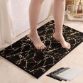 thumbnail image 1 of Iumwxz Bathroom Mat Rug S Absorbent Non-Slip Foam Machine Washable Soft Velvet Bath Mats Easier To Dry for Bathroom Floor Floor Mat Bathroom Rug Gray Polyester, 1 of 9
