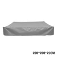 thumbnail image 1 of Sandbox Cover Square Protective Cover Waterproof Dustproof Outdoor cover Sandbox Cover  for Four Season New, 1 of 2