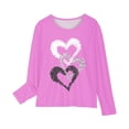 thumbnail image 4 of RXIRUCGD Chemises à Manches Longues pour Filles, Col Rond Mignon, Blouses Décontractées Élégantes (Rose, Taille : 4 Ans), 4 of 5