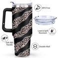 thumbnail image 2 of Gobelet 40 Oz avec Poignée et Paille Isolé Double Paroi en Acier Inoxydable Tasse de Voyage Boîte Cadeau Gobelet Réutilisable Tasse de Café de Voyage pour Bureau Tasse de Bière Isolée Portable pour Boissons Chaudes et Froides, 2 of 5