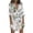 Green, variant on PEZHADA Dresses for Women Plus Size Casual Shirt Dresses Fashion Women Printed Puff Long Sleeve V-Neck Dress Midi Dress Red