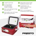 thumbnail image 3 of Presto 06011 6 Qt Nomad Portable Electric Slow Cooker with Locking Lid, Red, 3 of 12
