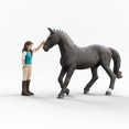 thumbnail image 3 of Schleich Horse Club Lisa and Storm Action Figures Playset, 3 of 5