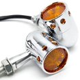 thumbnail image 1 of Krator 2 Pcs Ampoules de Clignotants de Moto Robustes en Chrome, 1 of 6