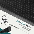 thumbnail image 3 of edx 2 Step Folding Ladder, Heavy Duty Portable Stool, Anti-Slip Lightweight Tool with 800Lbs Capacity, 3 of 6