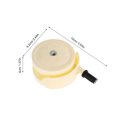 thumbnail image 2 of CTIRCHIU 8 Pcs Roues de Remplacement Silencieuses Beige pour Marcheur Roulettes Pivotantes en Plastique Durable Installation Facile, 2 of 7