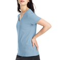 thumbnail image 1 of Hanes Womens Nano-T V-Neck Tee, 1 of 2