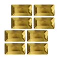 thumbnail image 1 of GUOOL 8 Pieces Disposable Plates Durable Party Paper Plates for Cafe Dining Baking Gold, 1 of 9