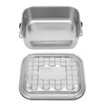 thumbnail image 2 of Rdeghly Portable Stainless Steel Lunch Box Single Layer Picnic BBQ Insulated Food Conta, 2 of 8