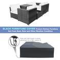 thumbnail image 4 of Gymax 8pcs Gray Rattan Wicker Set Cushioned Sectional Sofa Patio Home, 4 of 10