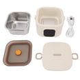 thumbnail image 2 of Electric Lunch Box Food Heater, Rechargeable Electric Lunch Box Easy To Clean  for Home, 2 of 7
