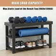 thumbnail image 2 of Modern Shoe Rack Bench for Mudroom – Entryway Storage Bench with Seating, Shoe Organizer for Hallway or Foyer – Sturdy White Furniture for Home Entrance, 2 of 8