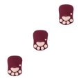 thumbnail image 1 of relayinert Stylish Cat Paw Gaming Mouse Mat Wrist Protection Non-slide Base Safe Cute DS-013 wine red 3Set, 1 of 6