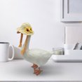 thumbnail image 4 of 23 Inch Porch Goose Spring Costume with Hat - Seasonal Decorative Attire for Garden and Easter Display, 4 of 7