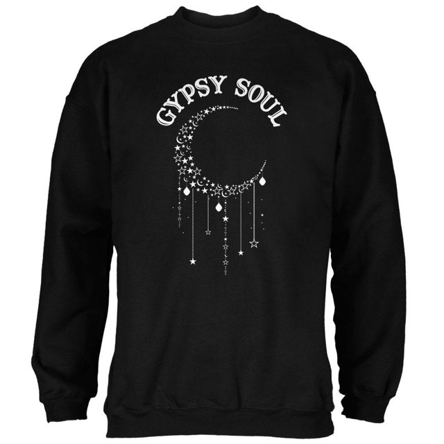 Halloween Gypsy Soul Croissant de Lune Chandail en Molleton pour Hommes