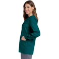 thumbnail image 2 of Landau Essentials Veste d'Uniforme Médicale pour Femmes, Coupe Classique et Décontractée, Col Rond, 4 Poches, 2 of 6