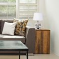 thumbnail image 3 of Simple Designs Welcome Home Rustic Ceramic Farmhouse Foyer Entryway Accent Lampe de table avec abat-jour en tissu, 3 of 9