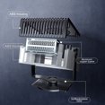 thumbnail image 3 of Portable Car , /150W Auto Fan Fast Heating Defroster Demister Fan & Cooler Auto Plugs Into Lighter 180 Degree Rotary, 3 of 7