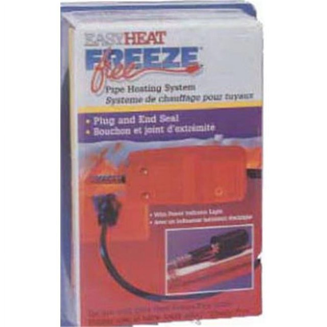 Easy Heat 10815 15 Pi Freeze Free Ensemble de Câbles Chauffants, Conçu pour Protéger les Tuyaux en Plastique et en Métal contre le gel à des Températures Aussi Basses Que -60 °F (-51 °C). le Kit Comprend un Câble Chauffant Auto-Régulant de 15 Pi, une Fiche, un gel, un Joint d'Extrémité et une Feuille d'Instructions. Comprend un Fusible à Réaction Rapide Intégré, un Voyant Indicateur de Puissance et un Cordon de 30 Po pour la Mise à la Terre pour
