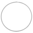 thumbnail image 5 of Miabella Sterling Silver Double Fancy Curb Link Necklace, 5 of 5