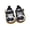 Noir, variante sur Chaussures en Cuir pour Premier Pas de Bébé Fille à Fermeture à Crochet et Boucle avec Nœud, Style Poupée, Chaussures Miniatures, Habillage, Souvenir Souvenir, Semelle Souple, Chaussures pour Nourrisson, Blanc