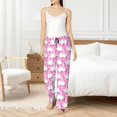 thumbnail image 4 of Daiia Beautiful Swans Pattern Women's Sleep Pant with Pockets and Drawstring,Pajama Pants-Large, 4 of 6