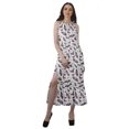 thumbnail image 1 of Moomaya Robe Imprimée Femme Fête Mariage Tenue de Fête Col Licou Robe Maxi en Rayonne, 1 of 4