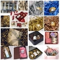 thumbnail image 4 of EIGTHTAIL Feildoo Shiny Paper Shred Box Filler for Gift Wrapping Packing  50g Glitter Raffia Paper Basket Filler Grass Stuffer for Easter Basket Filling  A#Transparent White  PR4579, 4 of 8