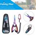 thumbnail image 3 of Fishing Plier Line Lure Cutter Hook Remover Fishing Scissor (Blue Black), 3 of 9