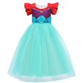 thumbnail image 2 of Birdeem Kids Girls Paillette Pageant Gown Costume Party Princess Wedding Dress, 2 of 12