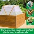 thumbnail image 4 of Sale Today Clearance! Foldable Plant Protection Hood Cover, PVC Frost Protection for Plants, Raised Bed Cover with Ground Nails, Garden Plant Protection Aid, 4 of 9