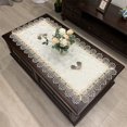thumbnail image 1 of Luckyn European Embroidered Tablecloth Western Tea Table Runner Coffee Table Flag Rectangle Lace Dust Cover 50*100cm, 1 of 3